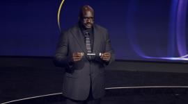 Shaquille O'Neal estuvo presente en el sorteo del Mundial 2026, este viernes 5 de diciembre del 2025.