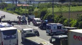 Un siniestro de tránsito deja dos personas heridas en el ingreso a Machachi