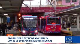 La Contraloría General del Estado identificó fallas de control y planificación en la adquisición de los 60 trolebuses eléctricos para Quito. Además, determinó indicios de responsabilidad penal por presunto peculado.

Un reportaje de Stephany Paz