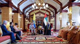 Daniel Noboa, mantuvo un encuentro con Su Alteza Mohammed Bin Rashid Al Maktoum