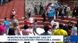 El Municipio de Quito, a través del Patronato San José, inauguró la Casa 707. Se trata de un nuevo espacio donde se desarrollará el proyecto Quito Wambras, que brinda atención y protección a jóvenes a través de talleres artísticos.

Un reportaje de Mishell Villacís