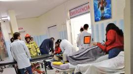 Los afectados fueron trasladados a distintas casas de salud en Guaranda y San Miguel de Bolívar.