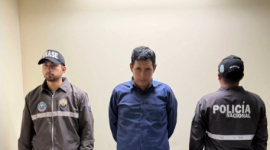 Personal de la Dinased detuvo al sospechoso que tiene antecedentes penales