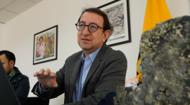 El viceministro de Minas, Javier Subía, renunció a su cargo.