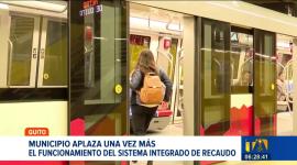 Una vez más, el Municipio de Quito aplaza el funcionamiento del Sistema Integrado de Recaudo del transporte público metropolitano. Esta vez, la nueva fecha tope es el 31 de marzo del próximo año.

Un reportaje de Stephany Paz
