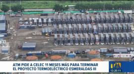 Pese a haber incumplido los plazos contractuales y entregar equipos incompatibles con la red eléctrica nacional, Austral Technical Management solicita a Celec una ampliación de 11 meses para concluir la central Esmeraldas III.

Un reportaje de Carlos Sacoto