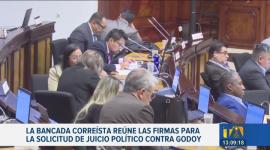 El juicio político en contra del presidente del Consejo de la Judicatura podría confirmarse si la intención que tiene el oficialismo y el correísmo de unir sus votos se concreta. Las dos bancadas hablan de impulsar la destitución del funcionario una vez que las causales se confirmen.

Un reportaje de Karen Haro