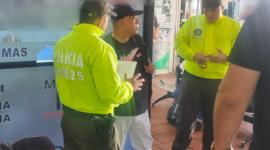 Momento de la detención de seis miembros de una presunta banda de tráfico de migrantes, en Colombia, el 27 de diciembre de 2025.