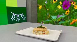 Pastel de pollo con hojaldre