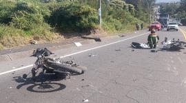 El choque se produjo en la vía E35, en el sector de Amaguaña.