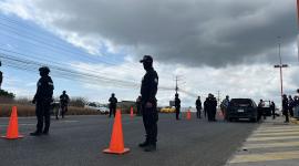 Imagen referencial de un operativo policial en Manta