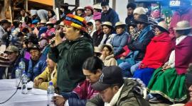 La Conaie rechazó la intervención de Estados Unidos en Venezuela.