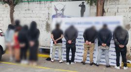 Detienen a nueve presuntos integrantes de Los Lobos
