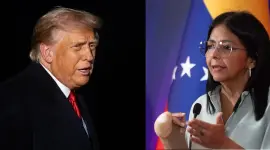 Trump lanza amenaza a Delcy Rodríguez, presidenta interina de Venezuela