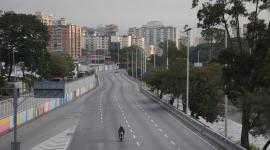 Calles de Caracas lucieron vacías la mañana de este domingo 4 de enero