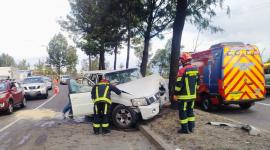 El siniestro ocurrió en el sector de Zámbiza, en sentido norte-sur.