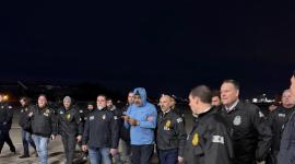 Nicolás Maduro llegó esposado a Estados Unidos tras ser capturado en Venezuela.