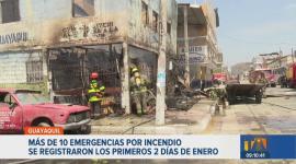 El Cuerpo de Bomberos de Guayaquil activó protocolos ante varios focos reportados en distintos puntos de la ciudad.