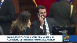 Godoy compadeció ante la Asamblea Nacional, este lunes 5 de enero de 2026. Se defendió y presentó pruebas en contra de sus acusaciones.