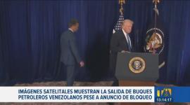 El mandatario estadounidense analiza el panorama energético y el futuro de Venezuela y su produccion de petróleo. 
Un reportaje de Belén Merizalde.