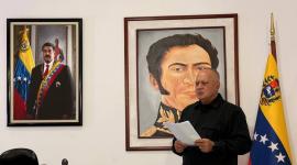 Fotografía divulgada en la cuenta @ConElMazoDando del ministro de Interior y número dos del chavismo, Diosdado Cabello.