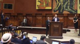 Mario Godoy acudió el 5 de enero de 2026 a la Asamblea dentro de la fiscalización por las supuestas presiones a un juez anticorrupción.- FotoFernando Sandoval/ Asamblea NacionalPara hacer uso de este contenido cite la fuente y haga un enlace a la nota original en https://www.primicias.ec/politica/mario-godoy-pide-renuncia-directores-provinciales-consejo-judicatura-113458/