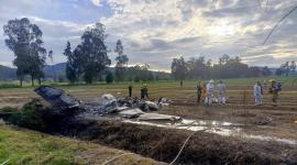 Una avioneta se accidentó este sábado 10 de enero del 2026 en una zona rural del departamento de Boyacá (Colombia).