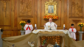 Misa del domingo con el padre Allan Mendoza desde la Capilla La Dolorosa del colegio San Gabriel de Quito.