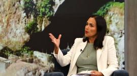 La ministra de Gobierno, Inés Manzano, en entrevista con De Lunes a Lunes este 12 de enero del 2026.