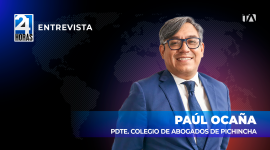 'Ya debemos pensar en una reforma en la Constitución referente al Consejo de la Judicatura', Paúl Ocaña, presidente del Colegio de Abogados de Pichincha, sobre el caso Godoy y la renuncia de Joseé Suing.
