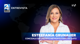 'El 80% de la ciudadanía quiteña cree que el mayor problema es la inseguridad', Estefaía Grunauer, concejal de Quito, sobre el tema de seguridad en la capital.