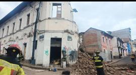Una vivienda colapsó en el sector La Tola, en el centro de Quito