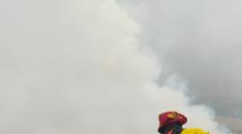 Un incendio forestal se registra en el cerro Cotohurco, en Yaruquí.