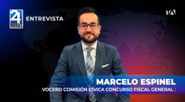 “Tenemos un retraso constante en el proceso de designación de la autoridad de la Fiscalía. El reemplazo de Diana Salazar debía haber existido en abril del 2025”, Marcelo Espinel, vocero de la Comisión Cívica del concurso para Fiscal,  sobre la elección del nuevo Fiscal General del Estado.