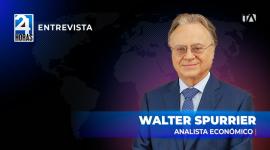 'Con la emisión de bonos el Estado no va a tener tanto peso de atender la deuda externa, porque la reprograma y puede mejorar la economía interna', Walter Spurrier, analista económico, sobre fondos económicos vencidos de Ecuador.
