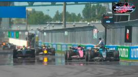 Captura de pantalla de carrera de la Fórmula 1 del programa Sinfonía de Motores