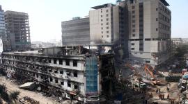 Un centro comercial en Pakistán se incendió el pasado 17 de enero de 2026