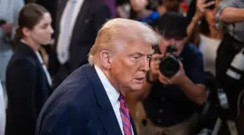 El presidente de los Estados Unidos, Donald Trump, se refirió a su asistencia al Súper Bowl.