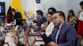 El asambleísta Blasco Luna en la sesión de la Asmablea Nacional de este martes 27 de enero 2026.