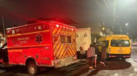 El choque ocurrió pasadas las 05:00 de este miércoles. La vía se encuentra cerrada.