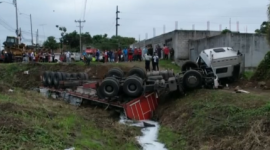 Un siniestro de tránsito se registró en el kilómetro 25 de la vía Daule la mañana de este jueves 29 de enero del 2026.