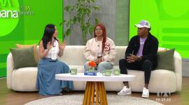 Angie Dajomes y Bryan de Jesus, deportistas de alto rendimiento, llegna al sillón de los amigos en esTAmañana para hablar de familia, deporte y música.