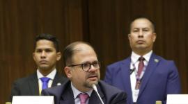 El ministro del Interior, John Reimberg, compareció este lunes 2 de febrero del 2026 a la Comisión de Fiscalización de la Asamblea Nacional.
