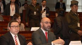 Mario Godoy, presidente de la Judicatura, acudió a la Comisión de Fiscalización, este martes 3 de febrero de 2026.