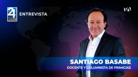 'Los dos (países) pierden, pero la capacidad económica y política colombiana es mucho mayor', Santiago Basabe, docente y columnista de Primicias, sobre la guerra comercial entre Ecuador y Colombia.