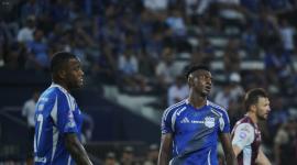 Fotografía de archivo de uno de los partidos del Club Sport Emelec en diciembre del 2025 en el estadio Capwell.