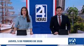 Revise las noticias más destacadas de Guayaquil en la Primera Emisión del Noticiero 24 Horas de este jueves 5 de febrero del 2026. Con Carlos Sacoto y Valerie Villalva.