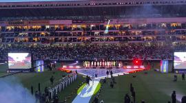 La Noche Blanca se disfrutó en el estadio Rodrigo Paz Delgado, en el norte de Quito.