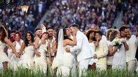 La boda que se celebró en el medio tiempo del Super Bowl fue real según confirmó el representante del artista.