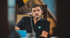 Aquiles Álvarez fue detenido por el caso Goleada, por delincuencia organizada.